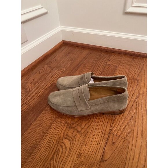 Bobbies Men's Stanley Beige Suede Leather Penny Loafers Size 40 - Picture 4 of 7